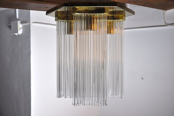 Chandelier by Gaetano Sciolari for Lightolier, Italy, 1970s-EJE-960608