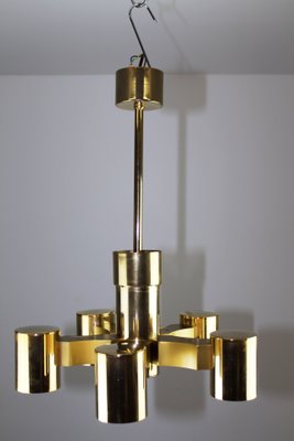 Chandelier by Gaetano Sciolari for Sciolari, 1960s-ZWH-864338