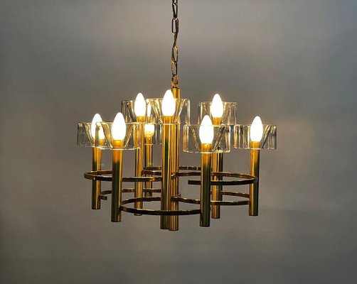 Chandelier by Gaetano Scolari, Italy, 1970s-UCH-1319260