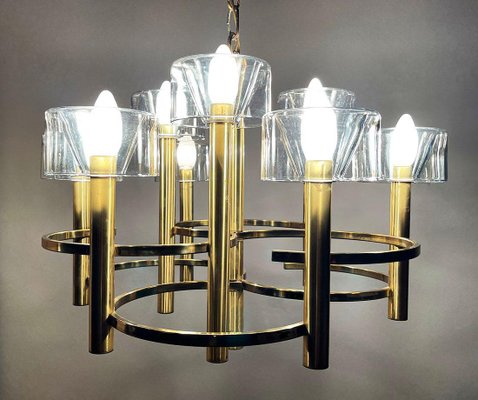 Chandelier by Gaetano Scolari, Italy, 1970s-UCH-1319260