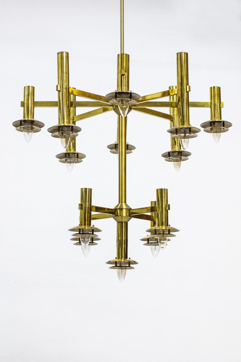 Chandelier by Holger Johansson for Westal, 1970s