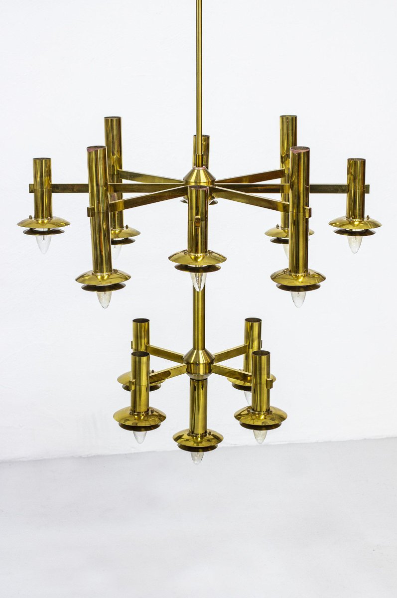 Chandelier by Holger Johansson for Westal, 1970s