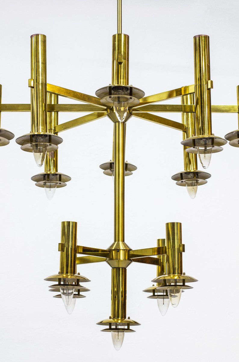 Chandelier by Holger Johansson for Westal, 1970s