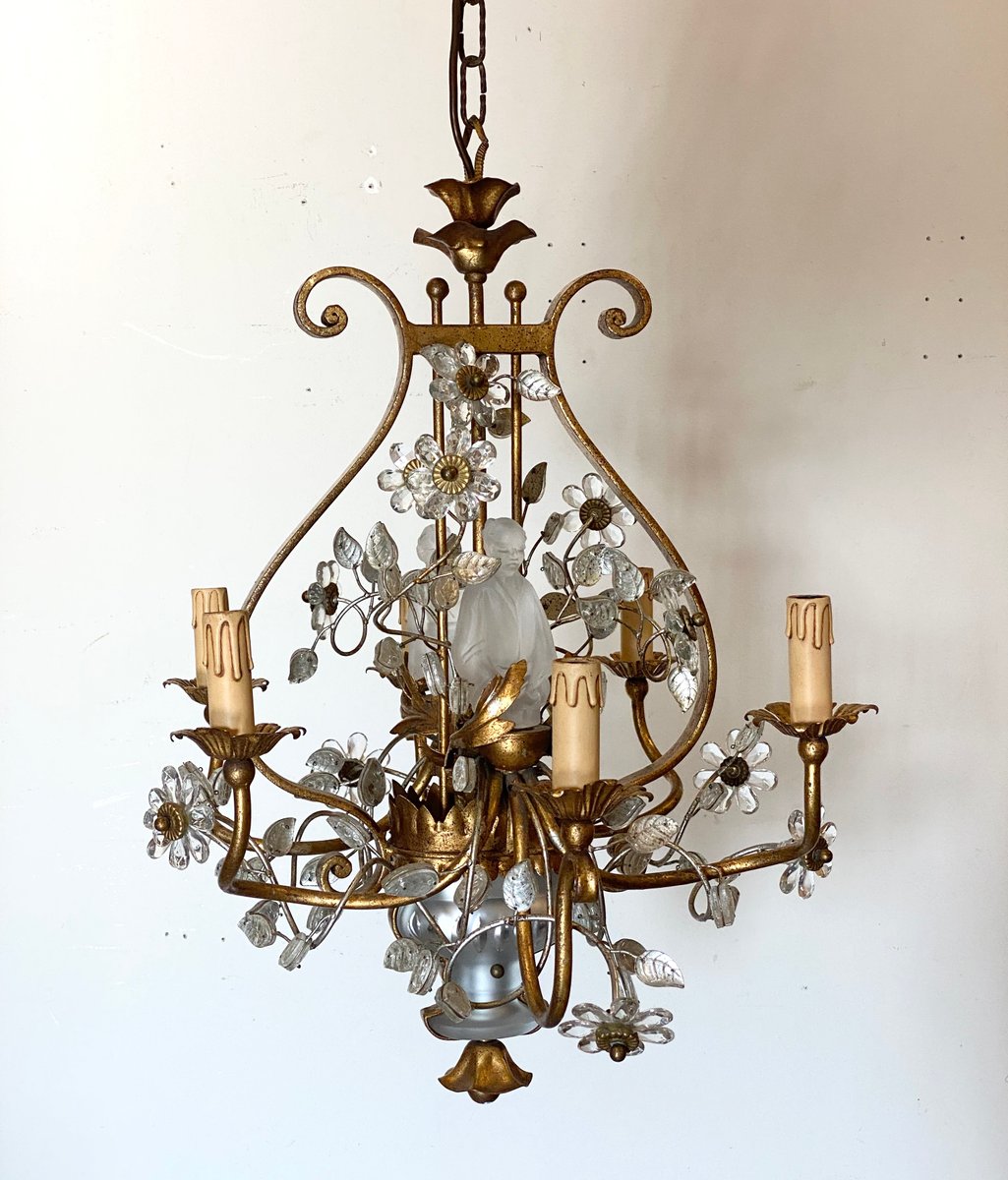 Chandelier from Maison Baguès, 1960s