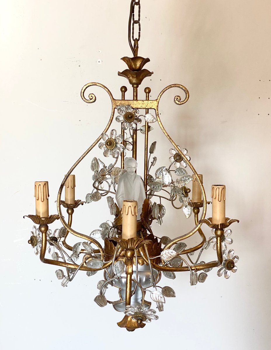 Chandelier from Maison Baguès, 1960s