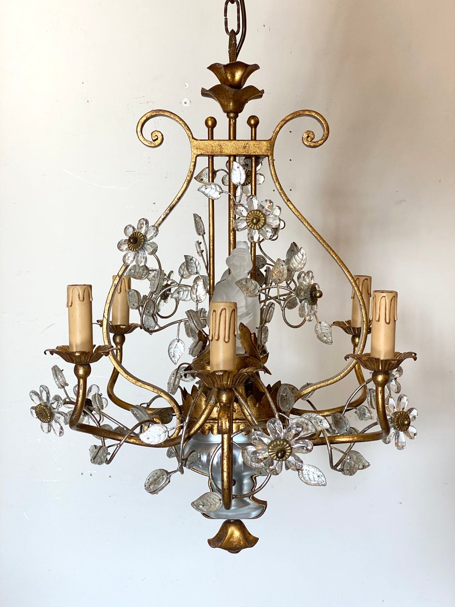 Chandelier from Maison Baguès, 1960s