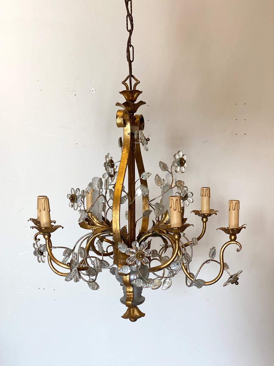 Chandelier from Maison Baguès, 1960s