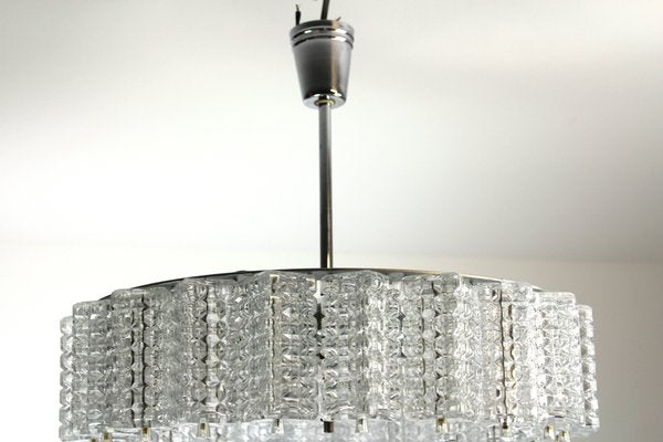 Chandelier from Stölzle, 1960s-ZWH-1424767