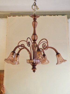 Chandelier from Venini, 1940s-TKR-802872