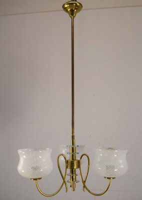 Chandelier from Venini, Italy, 1950s-AOL-1259023