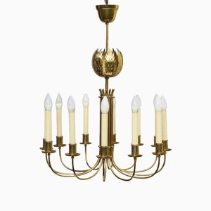 Chandelier from Vereinigte Werkstätten, 1950s-DUM-1432041