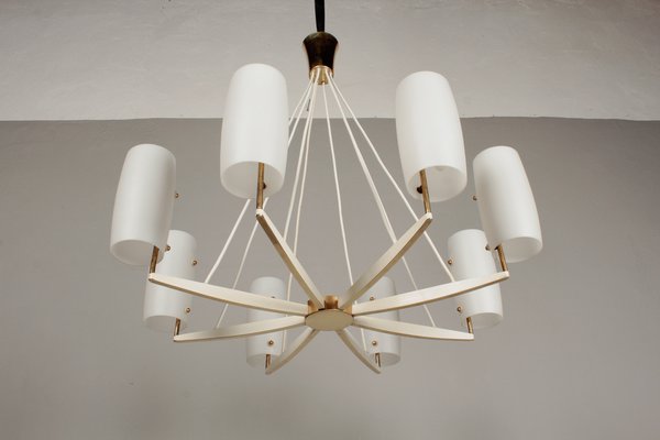 Chandelier from Vereinigte Werkstätten München, 1950s-DUM-1732257