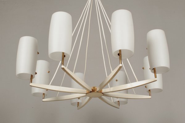 Chandelier from Vereinigte Werkstätten München, 1950s-DUM-1732257