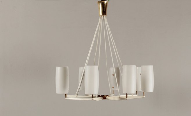 Chandelier from Vereinigte Werkstätten München, 1950s-DUM-1732257