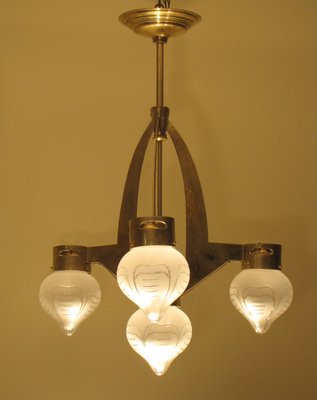 Chandelier from Wiener Werkstätte, 1920s-KDB-1720682