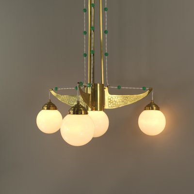 Chandelier from Wiener Werkstätte, 1920s-KDB-1799609