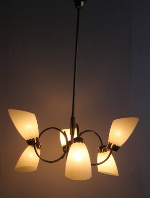 Chandelier in Brass, 1950s-PF-770249