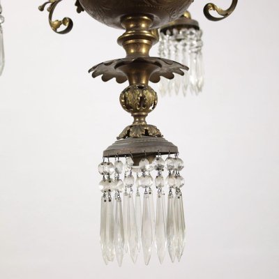 Chandelier in Brass & Golden Bronze-VMM-1313444