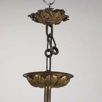 Chandelier in Brass & Golden Bronze-VMM-1313444