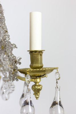 Chandelier in Crystal and Gilt Bronze, 1880s-CEJ-746834