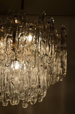 Chandelier in Ice Glass from Kinkeldey, 1965-VDW-913229