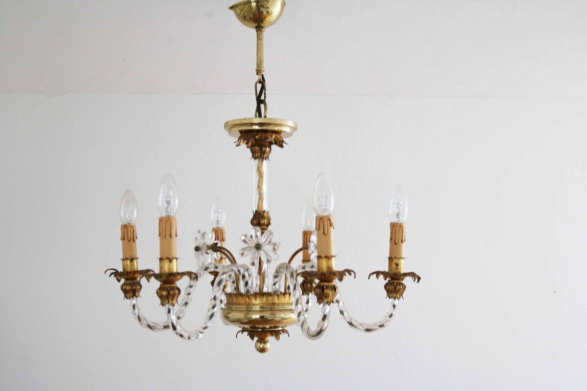 Chandelier in Murano Glass from Banci, Firenze, Italy, 1970s