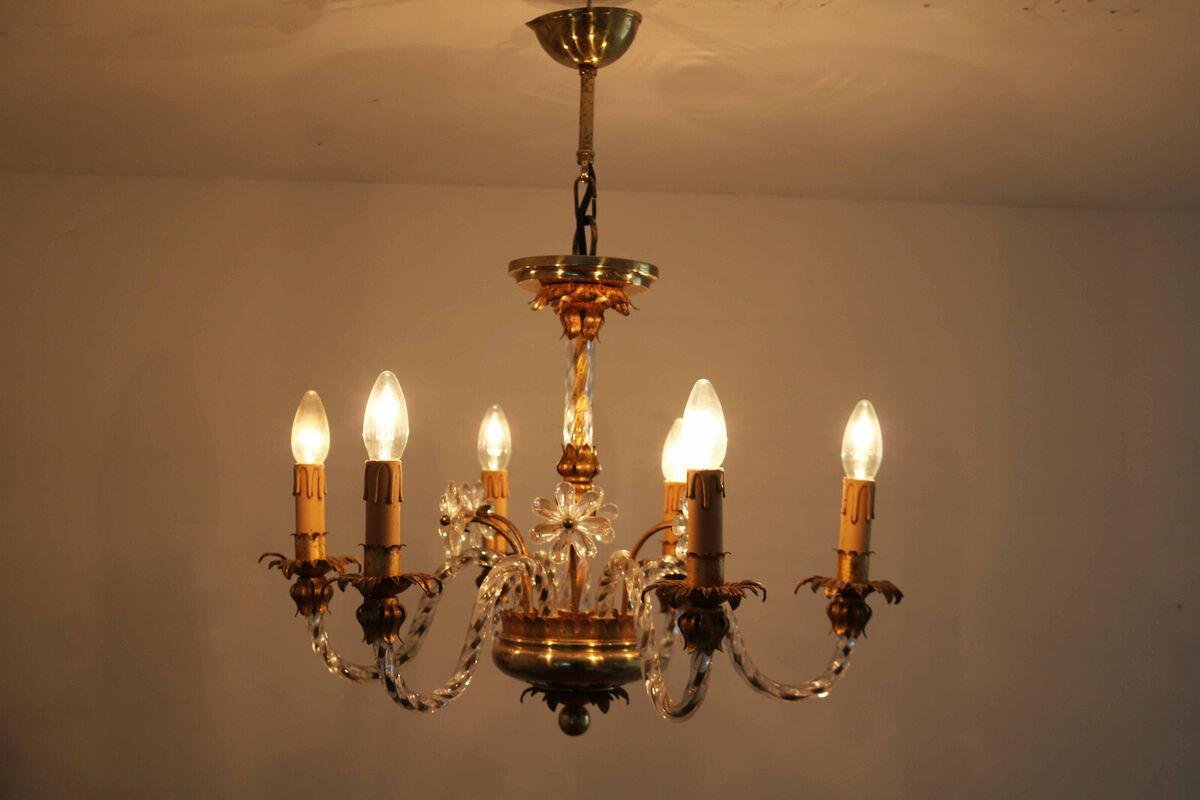 Chandelier in Murano Glass from Banci, Firenze, Italy, 1970s