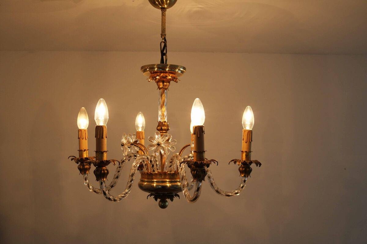 Chandelier in Murano Glass from Banci, Firenze, Italy, 1970s