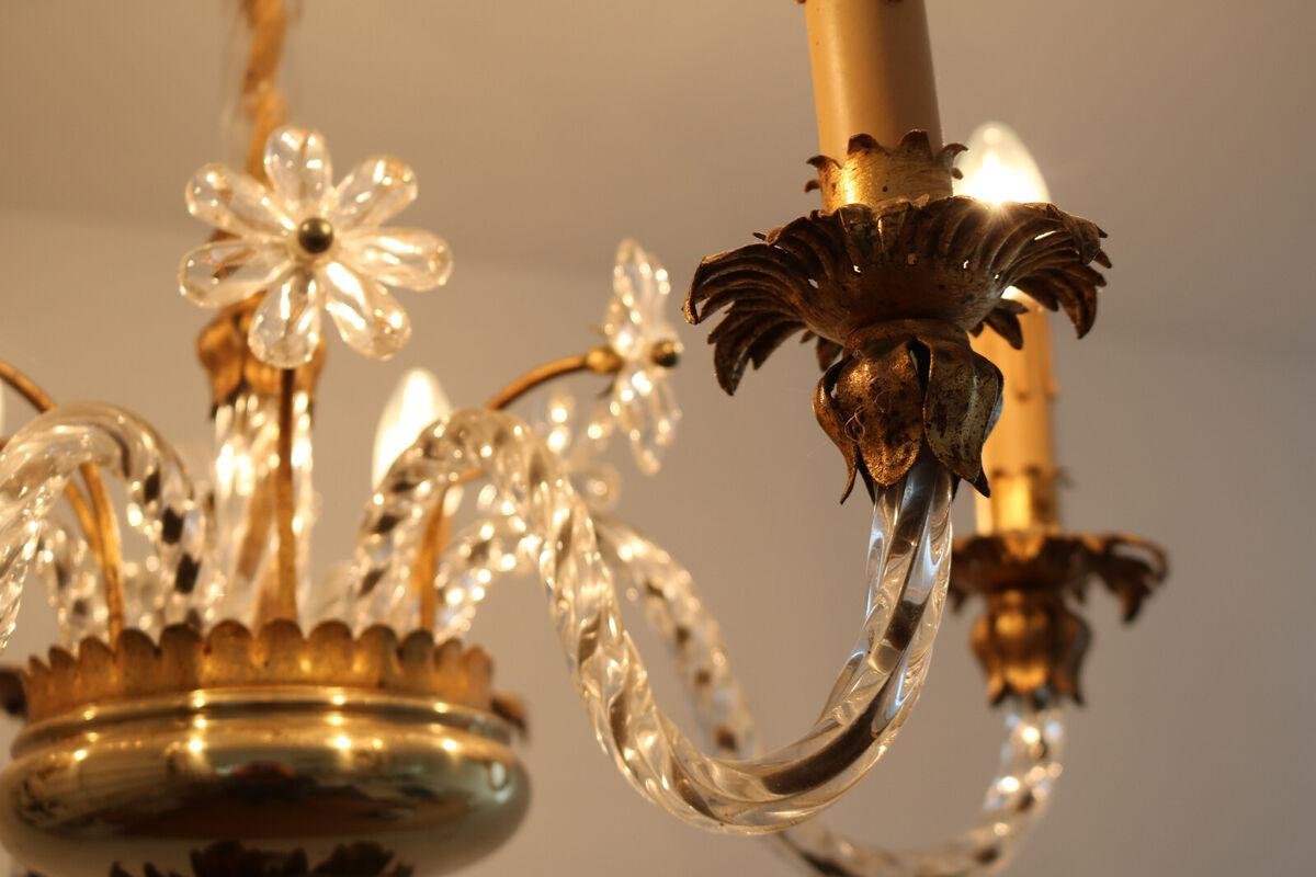 Chandelier in Murano Glass from Banci, Firenze, Italy, 1970s