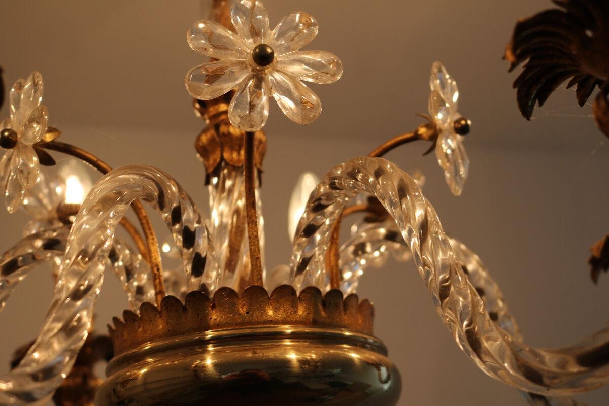 Chandelier in Murano Glass from Banci, Firenze, Italy, 1970s