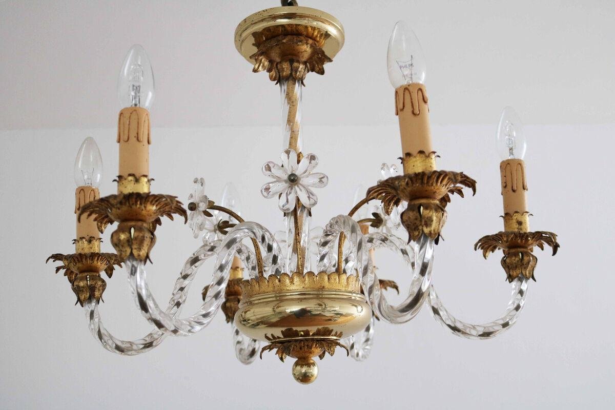 Chandelier in Murano Glass from Banci, Firenze, Italy, 1970s