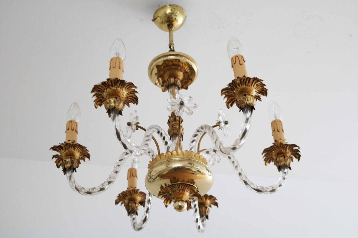 Chandelier in Murano Glass from Banci, Firenze, Italy, 1970s