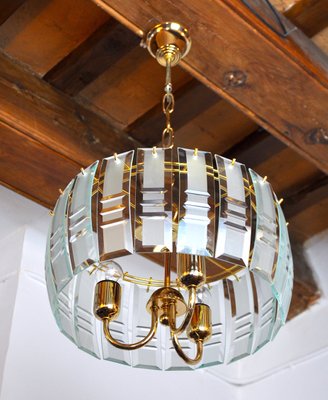 Chandelier in Murano Glass from Veca, Italy, 1970s-EJE-1373632