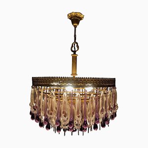 Chandelier in the style of Barovier & Toso, 1960s-MBH-1031620