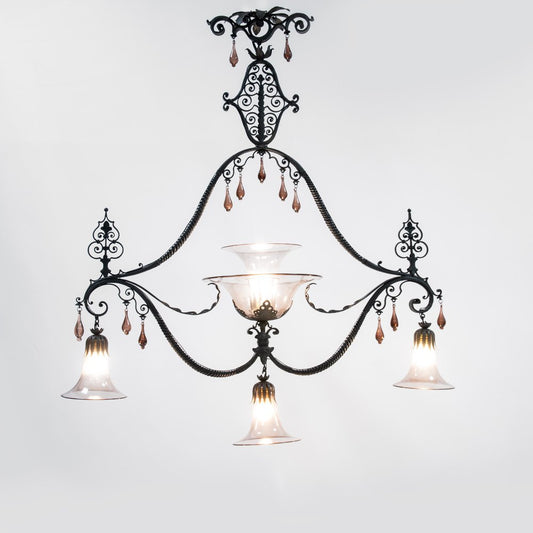 Chandelier Mod. 242 by Carlo Rizzarda, 1890s