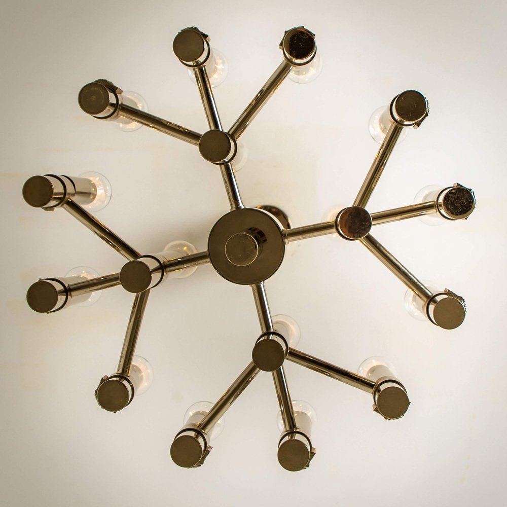 Chandelier or Sputnik by Angelo Brotto for Esperia Italia