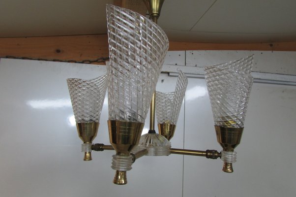 Chandelier & Sconce, 1960s, Set of 2-RDN-574635