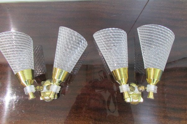 Chandelier & Sconce, 1960s, Set of 2-RDN-574635