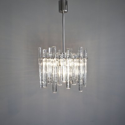 Chandelier with 36 Ice Glass Pieces from Kinkeldey-RST-1233448