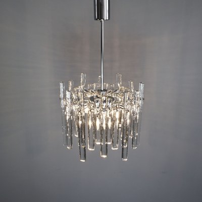 Chandelier with 36 Ice Glass Pieces from Kinkeldey-RST-1233448