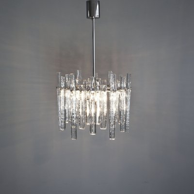 Chandelier with 36 Ice Glass Pieces from Kinkeldey-RST-1233448