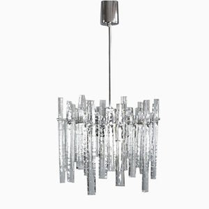 Chandelier with 36 Ice Glass Pieces from Kinkeldey-RST-1233448