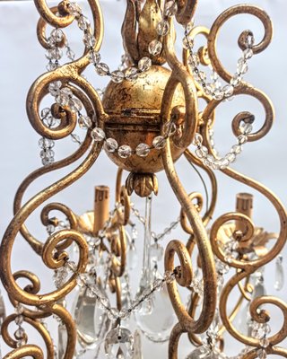 Chandelier with Crystals & Six Arms-FSD-1357822