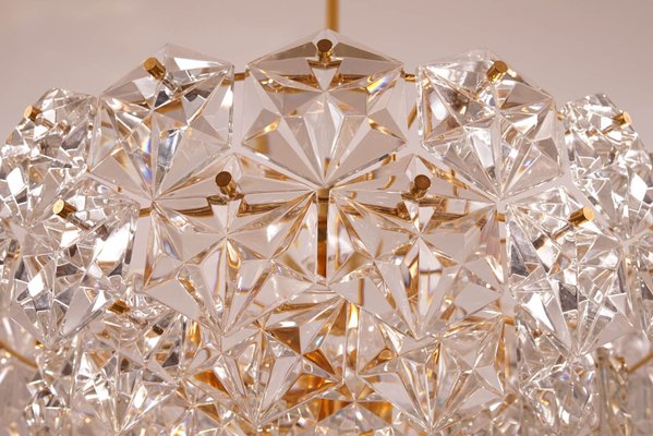 Chandelier with Hexagonal Crystals from Kinkeldey, 1960s-KIJ-1374717