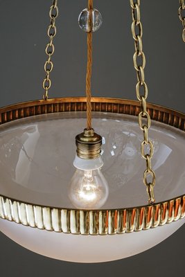 Chandelier with Original Glass Shade Vienna from Otto Prutscher, 1908-SPD-2036787