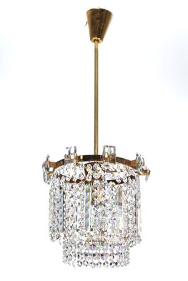 Chandelier With Swarovski Crystals, 1960s-ZWH-1185183