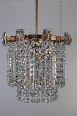 Chandelier With Swarovski Crystals, 1960s-ZWH-1185183