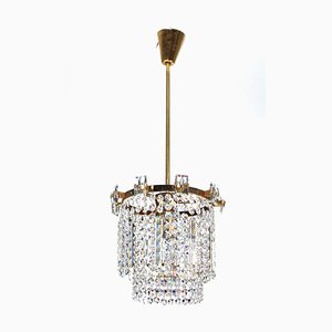 Chandelier With Swarovski Crystals, 1960s-ZWH-1185183