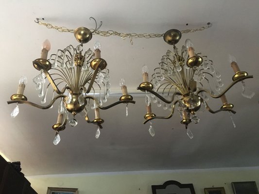 Chandeliers, 1950s, Set of 2-WQQ-623683