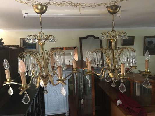 Chandeliers, 1950s, Set of 2-WQQ-623683